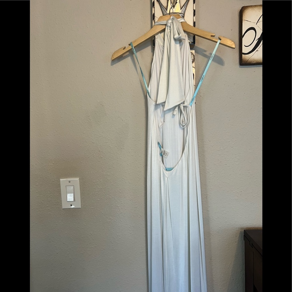Guess Marciano NWT. White maxi halter dress size M